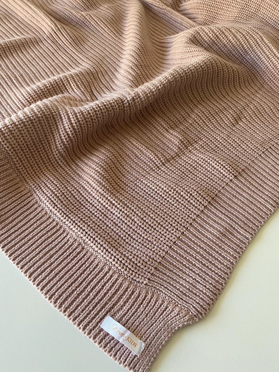 Luxe Chunky Knit Blanket | Dusty Rose - Maree Ann Co
