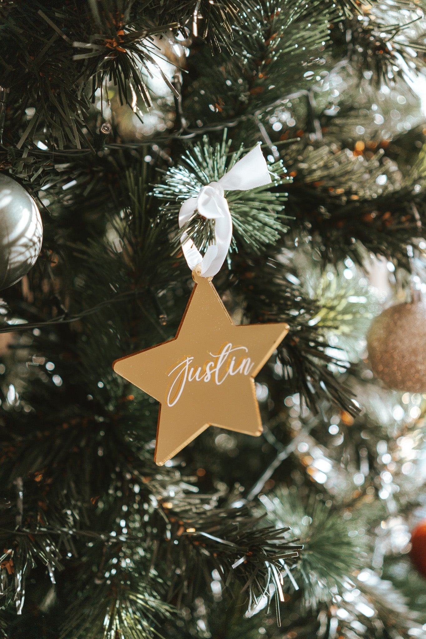 Personalised Bauble Ornament | Star - Maree Ann Co