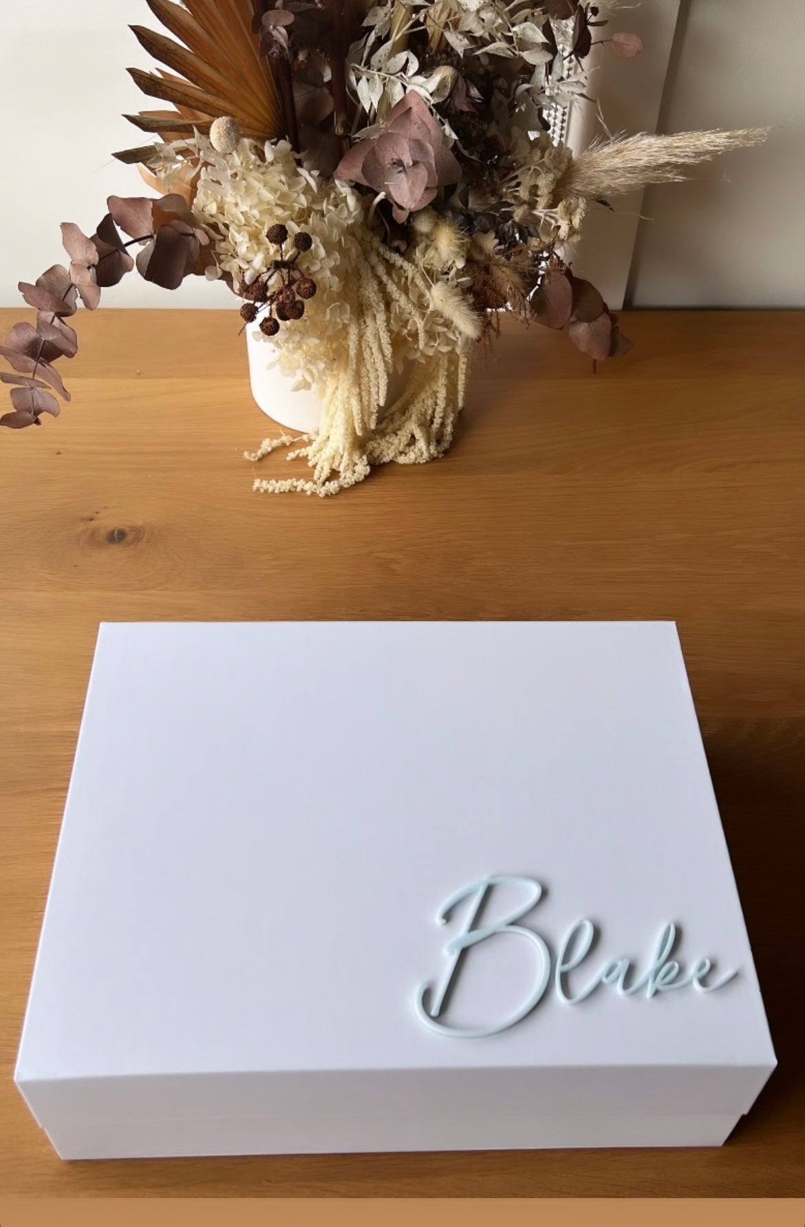 Personalised White Magnetic Box - Maree Ann Co